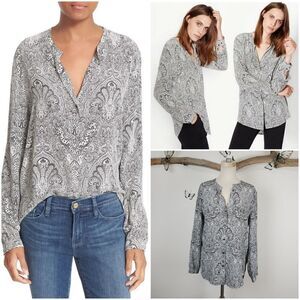 Equipment Faye silk blouse paisley print